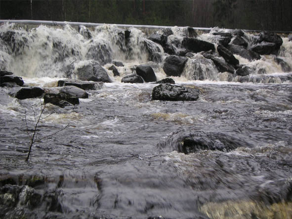 Wasserfall in der Nhe